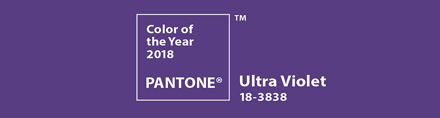 Image of Pantone Ultra Violet color of the year 2018