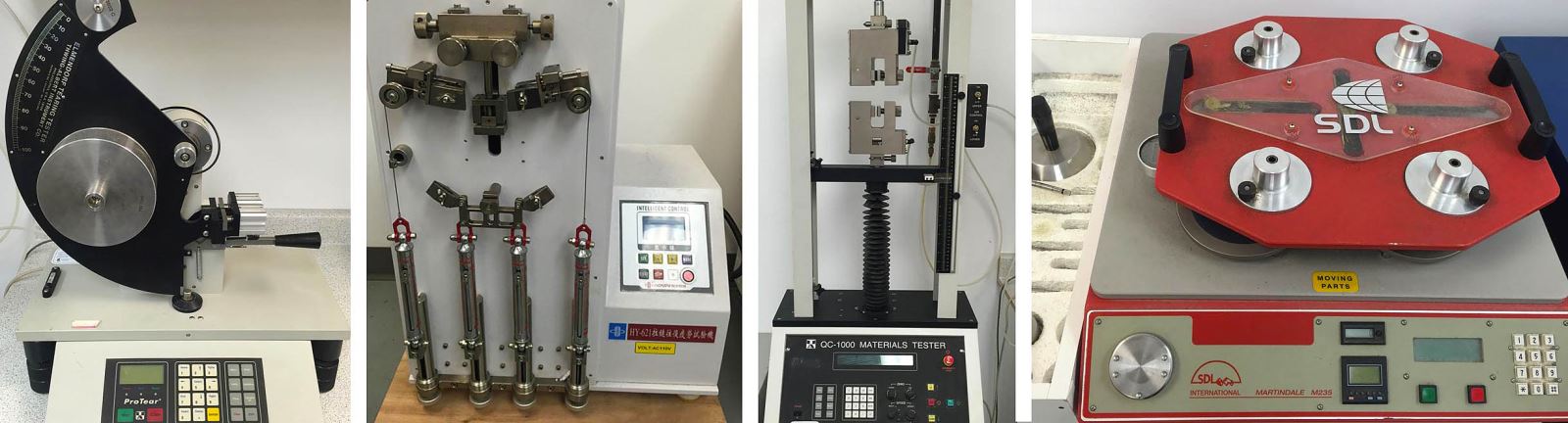Testing equipment in Toronto facility